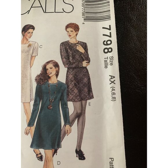 McCall's Misses Dress Sewing Pattern sz 8-22 4159 - uncut - Picture 2 of 9